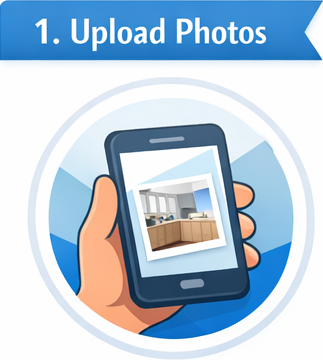 Step 1: Upload photos